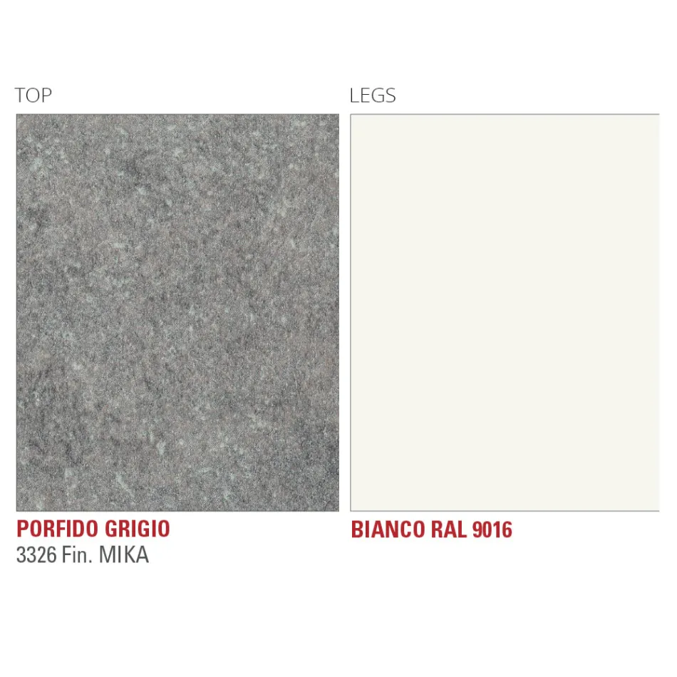 Tavolinë kuzhine e zgjerueshme deri në 240 cm në HPL fine Prodhuar në Itali - Jupiter Viadurini