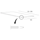 Tavolinë Kuzhine në HPL me Bazë Metali Fine Made in Italy - Pinocchio Viadurini