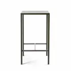 Tabela e Bardhë Metali i Bardhë me Paint në natyrë Made in Italy - Fada Viadurini