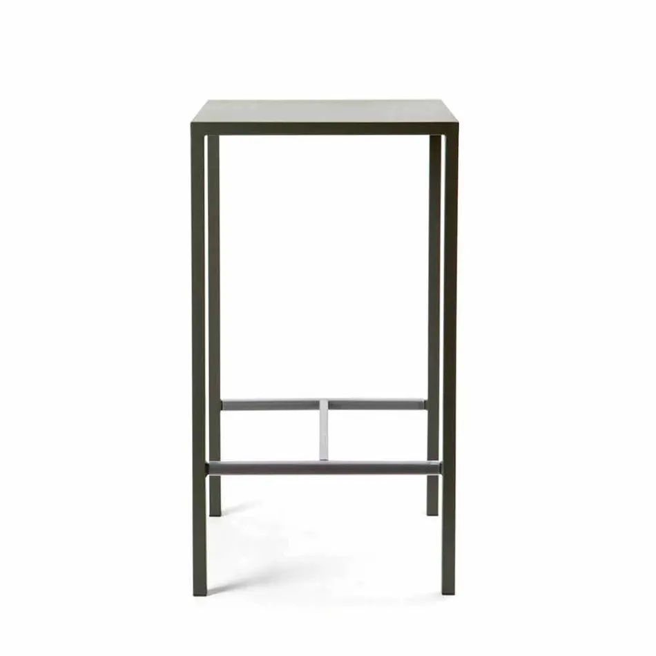 Tabela e Bardhë Metali i Bardhë me Paint në natyrë Made in Italy - Fada Viadurini