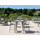 Tabela e Sheshit Bar në Metal Painted Made në Itali - Kubë Viadurini