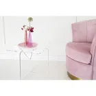 Dizajnimi i tavolinës së kafesë në pleksiglas transparent ose të tymosur - Draco Viadurini