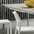 Tavolinë kuzhine e zgjerueshme deri në 240 cm në HPL Prodhuar në Itali - Fantastike Viadurini