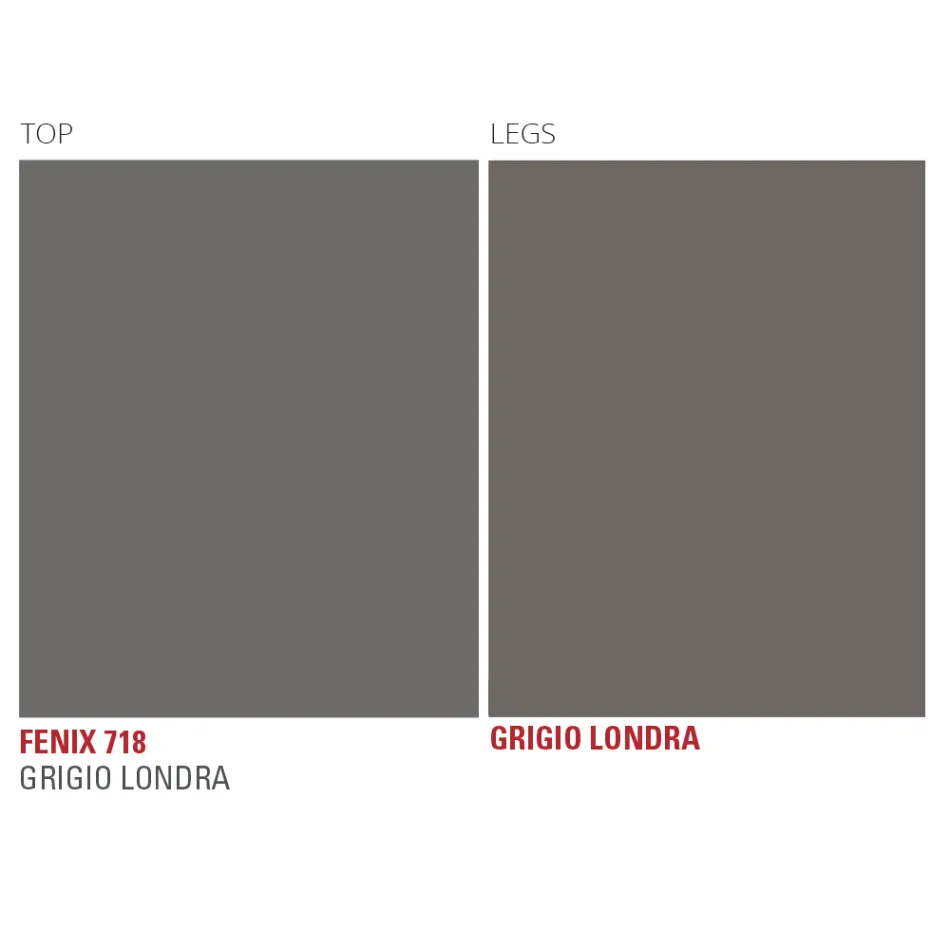 Tavolinë kuzhine me majë fuçie në Fenix, Made in Italy, Luxury - Lingotto Viadurini