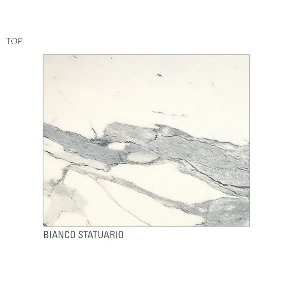 Tavolinë Kuzhine me Top Laminam Made in Italy, Cilësi e Lartë - Lingotto Viadurini