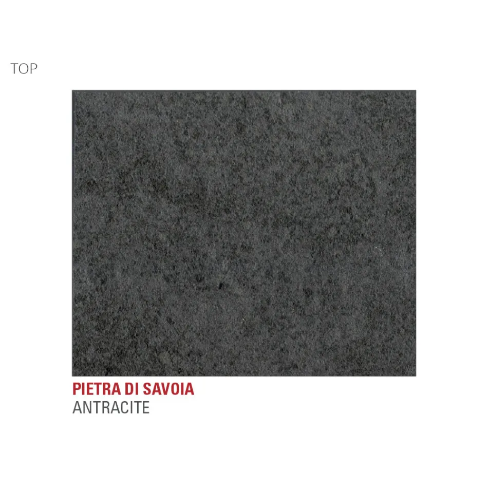 Tavolinë Kuzhine me Top Laminam Made in Italy, Cilësi e Lartë - Lingotto Viadurini