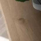 Tavolinë Kuzhine fikse metalike dhe majë prej druri Prodhuar në Itali - Bastiano Viadurini