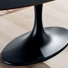 Tavolinë kuzhine në Fenix dhe mermer sintetik me llak Prodhuar në Itali - Brontolo Viadurini