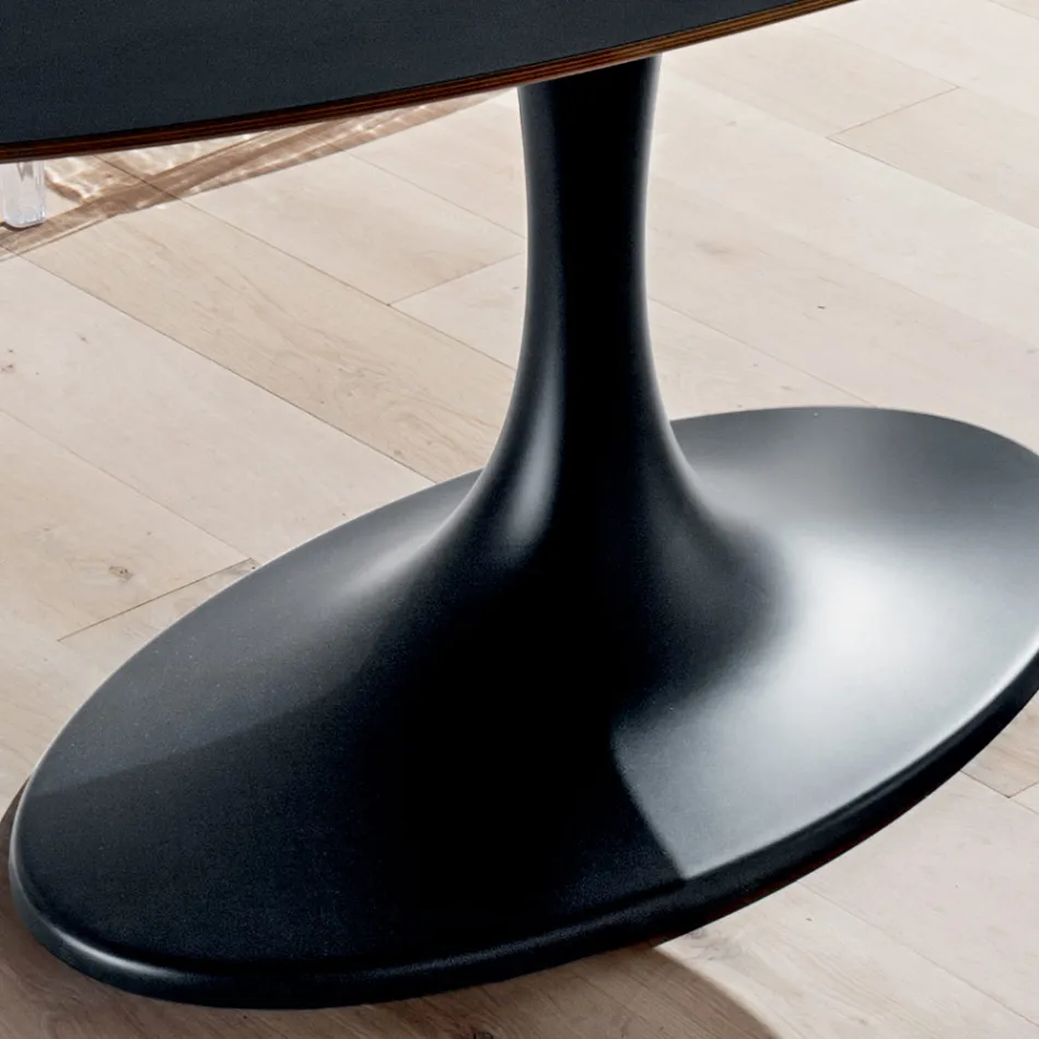 Tavolinë kuzhine në Fenix dhe mermer sintetik me llak Prodhuar në Itali - Brontolo Viadurini