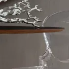 Tavolinë kuzhine në Fenix dhe mermer sintetik me llak Prodhuar në Itali - Brontolo Viadurini