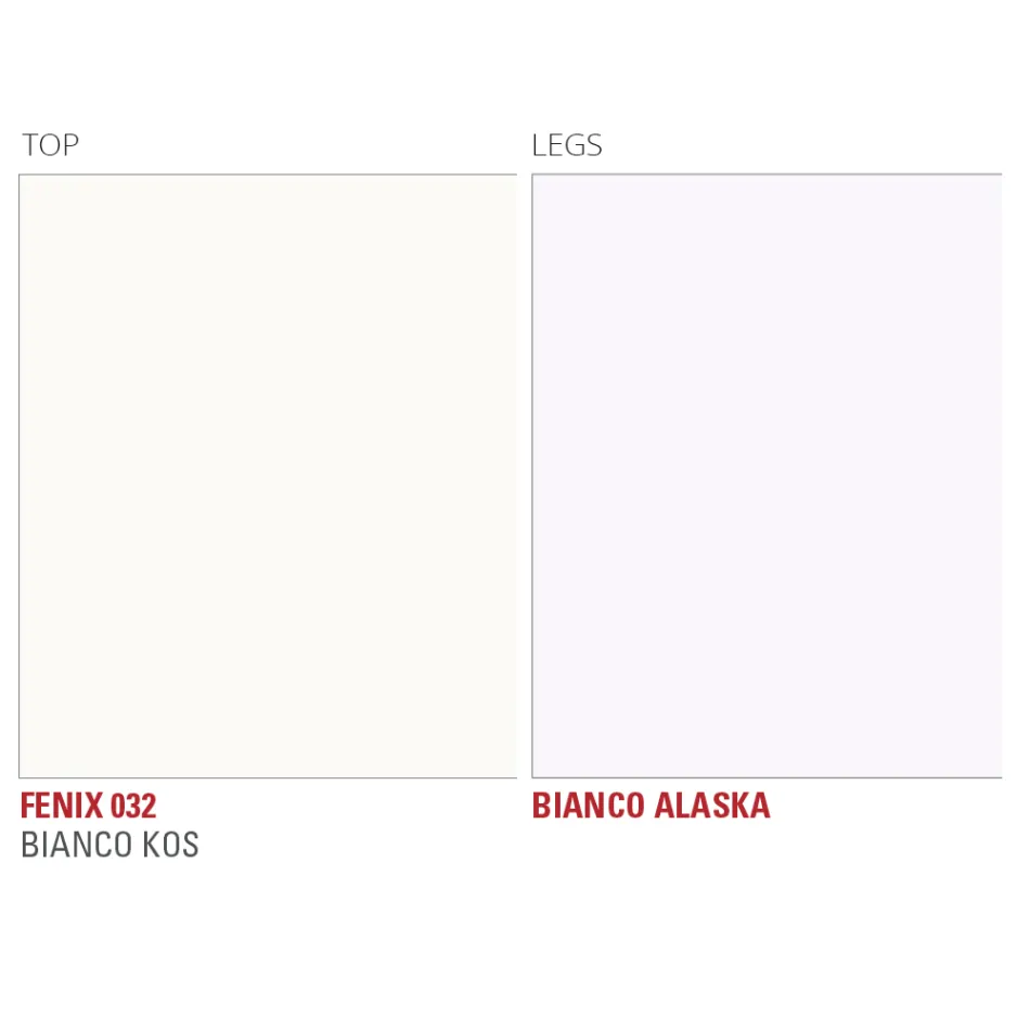 Tavolinë Kuzhine në Fenix dhe Metal të Bardhë të Cilësisë Prodhuar në Itali - Carlino Viadurini