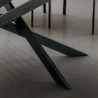 Tavolinë Kuzhine në Laminam me Strukturë Metal Prodhuar në Itali - Carlino Viadurini