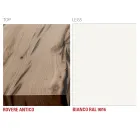 Tavolinë Kuzhine prej Dru dhe Metal Prodhim në Itali, Cilësi e Lartë - Dotto Viadurini