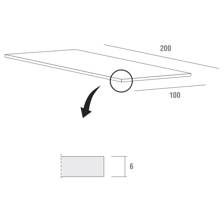 Tavolinë Kuzhine prej Dru dhe Metal Prodhim në Itali, Cilësi e Lartë - Dotto Viadurini