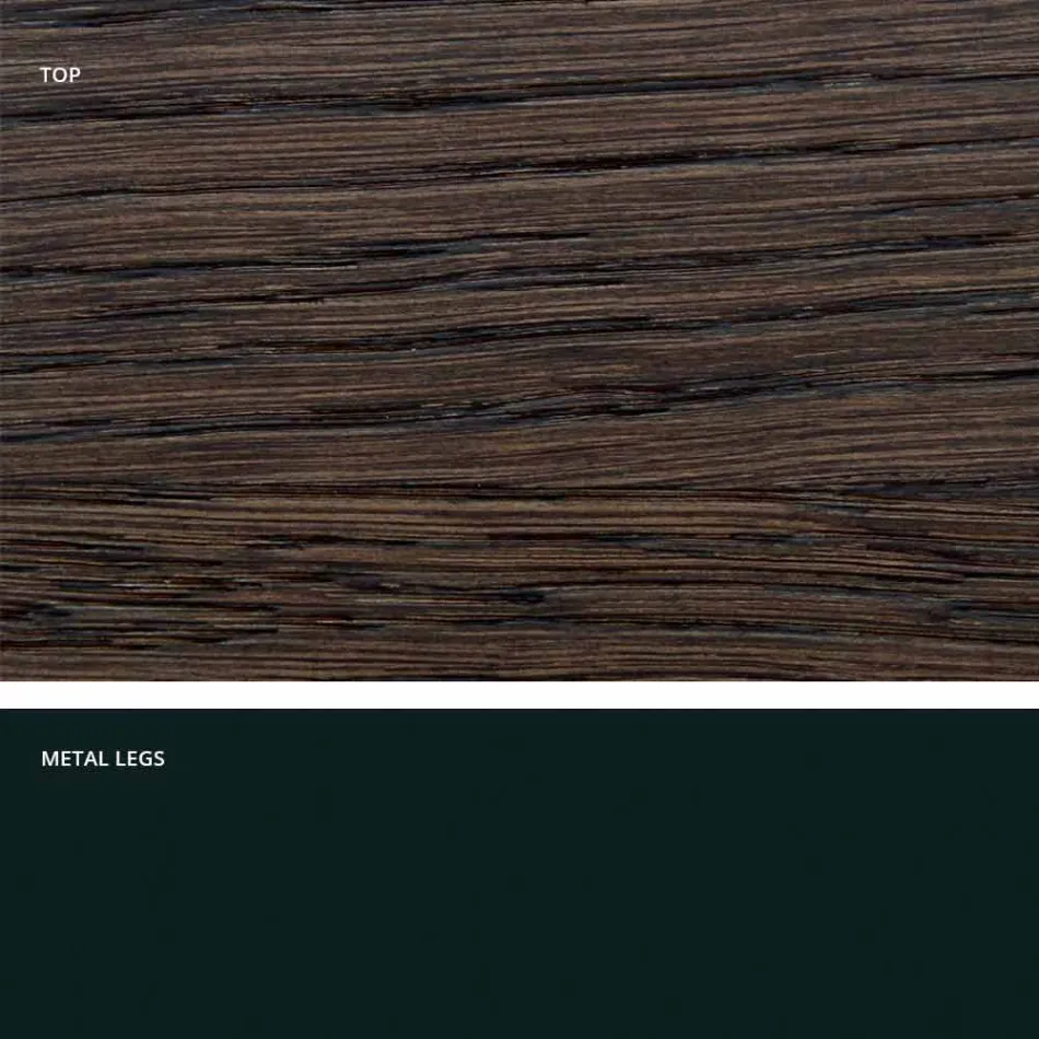 Made in Italy design tryezë të ngurta kuzhine prej druri, Dionigi Viadurini