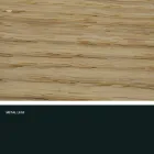 Tavolinë kuzhine në dru të ngurtë dhe metali të bërë në Itali, Flora Viadurini