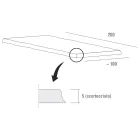 Tavolinë kuzhine me dru të zhveshur me cilësi të lartë Prodhuar në Itali - Pinocchio Viadurini