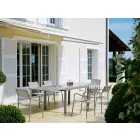 Tabela e zgjeruar në natyrë deri në 280 cm në Metal Made në Itali - Dego Viadurini