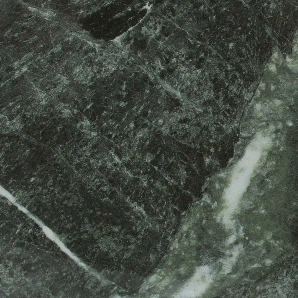 Tavolinë në natyrë me bazë druri dhe majë qeramike jeshile France - Infinity Viadurini