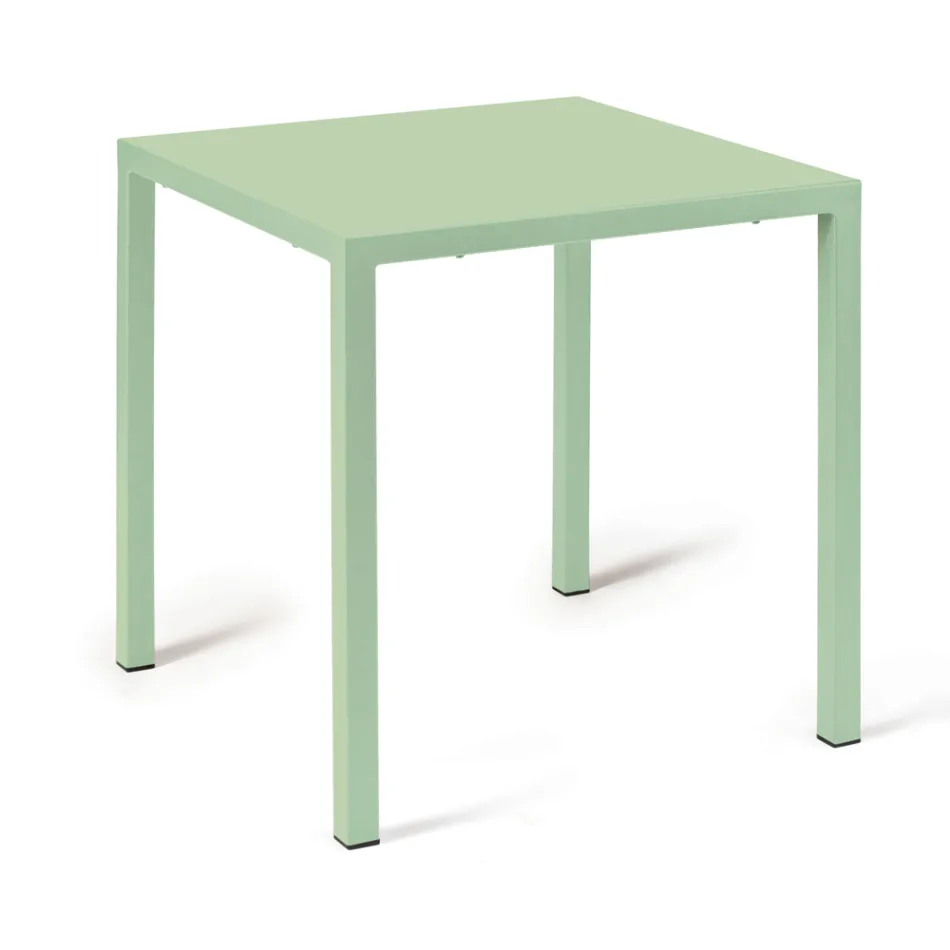 Tavolinë e jashtme me Strukturë çeliku të galvanizuar Prodhuar në Itali - Azul Viadurini