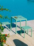 Tabela Moderne Stackable Metal Outdoor Made në Itali - Aila