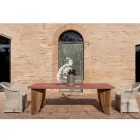 Tavolinë në natyrë në Okumè Microcement dhe Finish Tik Prodhuar në Itali - Laps Viadurini