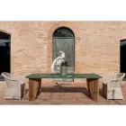 Tavolinë në natyrë në Okumè Microcement dhe Finish Tik Prodhuar në Itali - Laps Viadurini