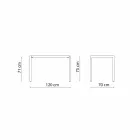 Tabela në natyrë drejtkëndëshe me një nivel drejtkëndor të vetë-nivelimit të bërë në Itali - Binda Viadurini