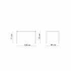 Tabela në natyrë drejtkëndëshe me një nivel drejtkëndor të vetë-nivelimit të bërë në Itali - Binda Viadurini