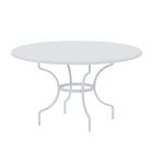 Tavolinë e rrumbullakët në natyrë në çelik të galvanizuar Prodhuar në Itali - Sibo Viadurini