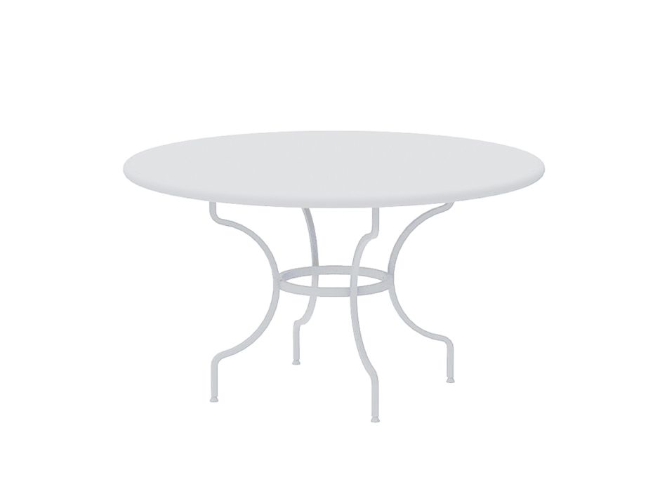Tavolinë e rrumbullakët në natyrë në çelik të galvanizuar Prodhuar në Itali - Sibo Viadurini