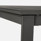 Tavolinë kopshti e zgjerueshme deri në 240 cm në alumin, Homemotion - Pemberton Viadurini