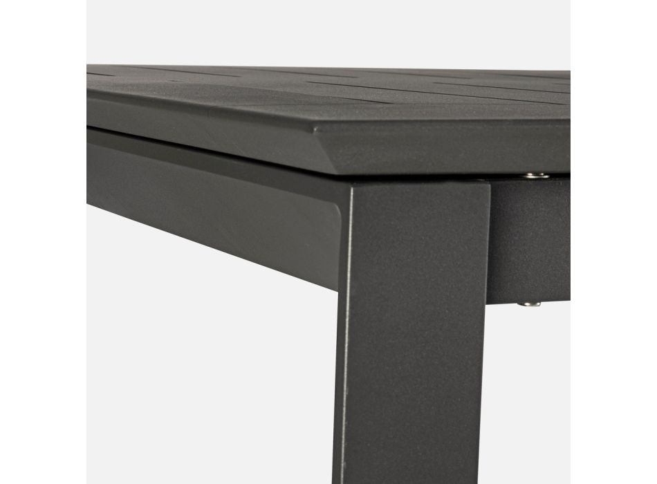 Tavolinë kopshti e zgjerueshme deri në 240 cm në alumin, Homemotion - Pemberton Viadurini