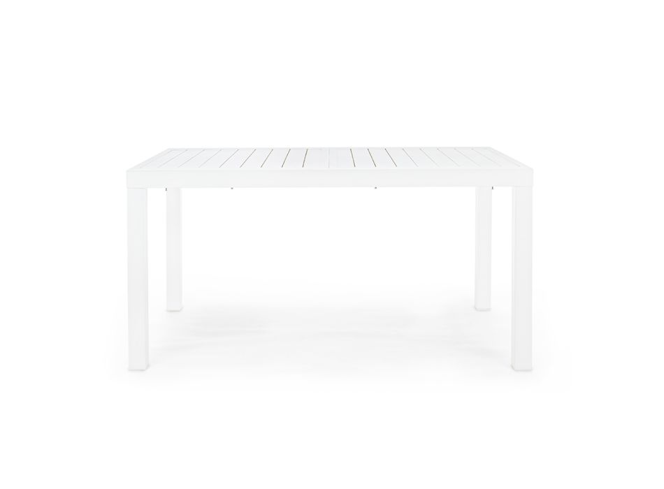 Tavolinë kopshti e zgjerueshme deri në 240 cm në alumin të bardhë ose ngjyrë gri - Franz Viadurini
