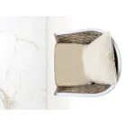 Tavolinë kopshti me 4 karrige në alumin dhe thurje - Artes Viadurini