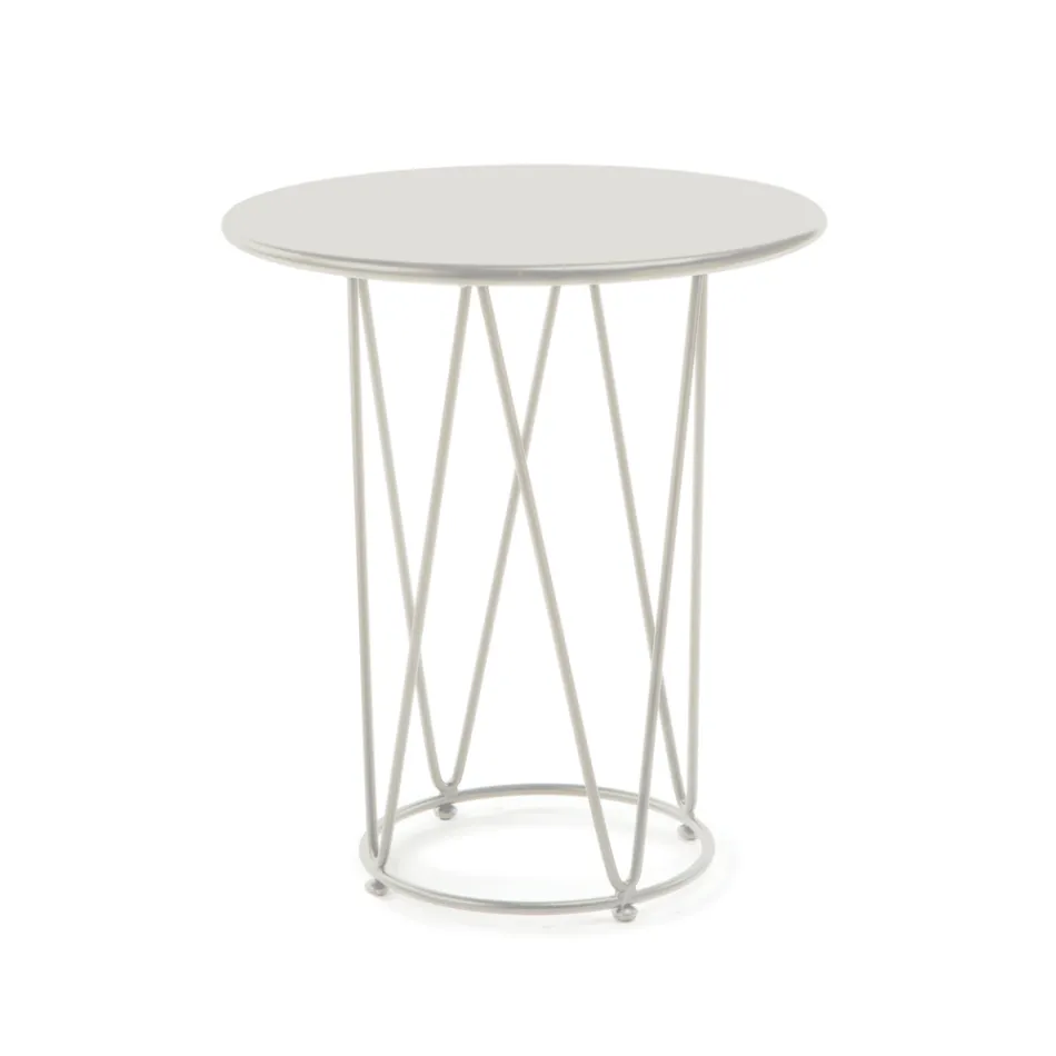 Tavolinë kopshti prej çeliku me madhësi të ndryshme Prodhuar në Itali - Brienne Viadurini