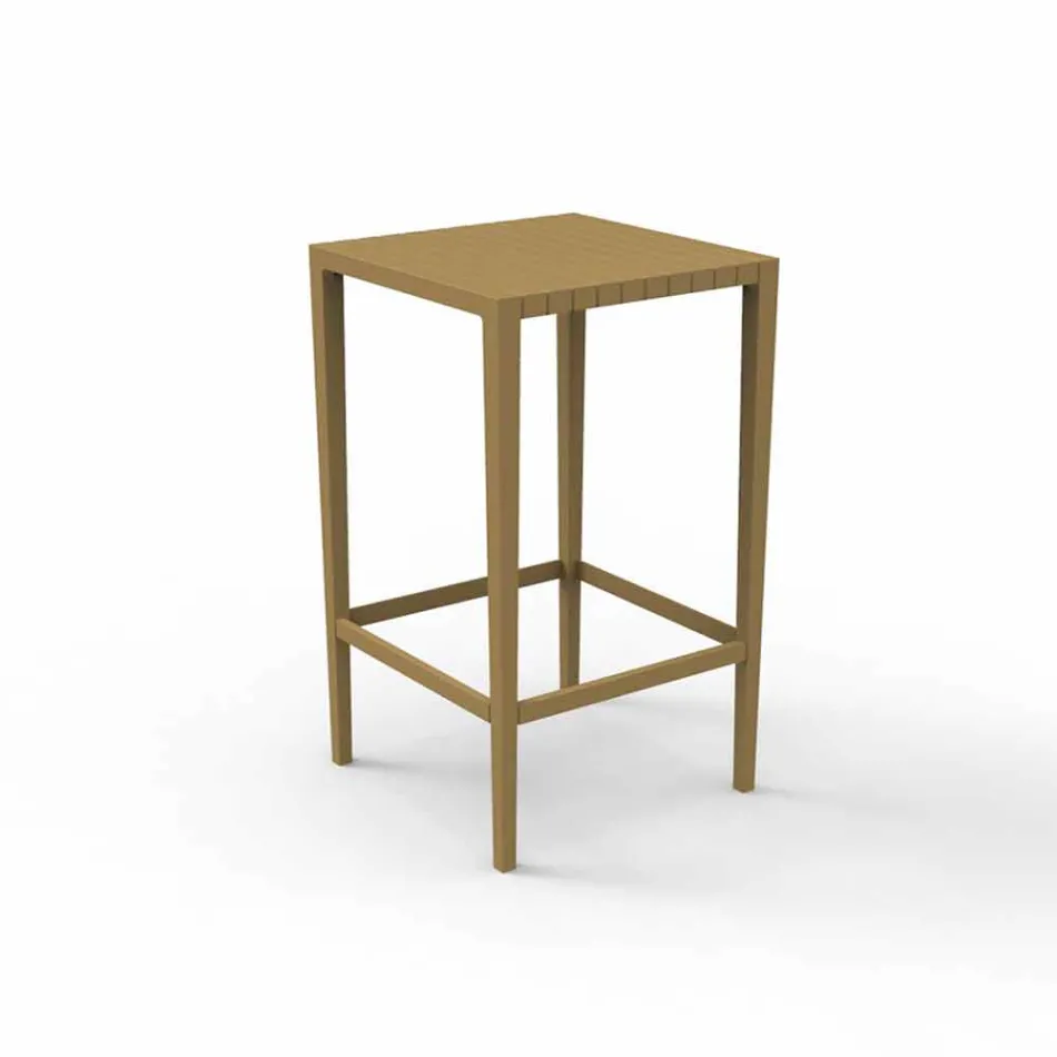 Tavolinë kopshti Spritz nga Vondom në polipropilen dhe tekstil me fije qelqi Viadurini