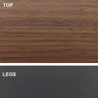 Tavolinë ngrënie në formë fuçi me majë me fasone Prodhuar në Itali - Settimmio Viadurini