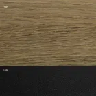 Tavolinë ngrënie në formë fuçie në laminat me efekt druri Prodhuar në Itali - Shpellë Viadurini