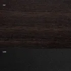 Tavolinë ngrënie në formë fuçie në laminat me efekt druri Prodhuar në Itali - Shpellë Viadurini