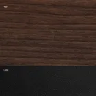 Tavolinë ngrënie në formë fuçie në laminat me efekt druri Prodhuar në Itali - Shpellë Viadurini