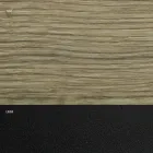 Tavolinë ngrënie në formë fuçie në laminat me efekt druri Prodhuar në Itali - Shpellë Viadurini