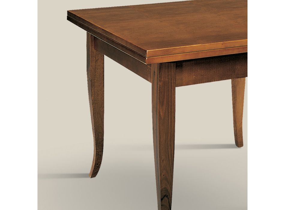 Tavolinë ngrënieje e zgjerueshme 240 cm Stil Klasik Prodhuar në Itali - Helisa Viadurini