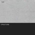 Tavolinë e zgjeruar e ngrënies në natyrë 318 cm në enë alumini dhe guri - Filomena Viadurini