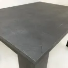 Tavolinë ngrënieje e zgjatur deri në 170 cm Dizajn në dru të qëndrueshëm - Perro Viadurini