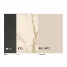 Tavolinë Ngrënieje e Zgjatshme deri në 180 cm në Qeramikë Made in Italy - Pitagora Viadurini