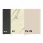 Tavolinë Ngrënieje e Zgjatshme deri në 180 cm në Qeramikë Made in Italy - Pitagora Viadurini