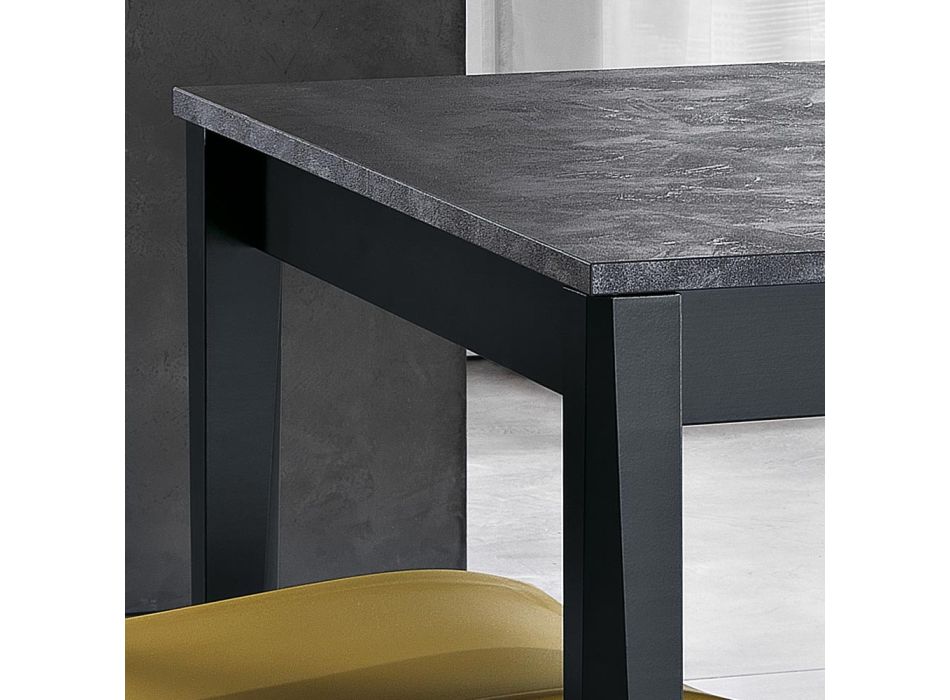 Tavolinë Ngrënie e zgjatur deri në 180 cm në Ahu Prodhuar në Itali - Otiello Viadurini