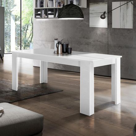 Tavolinë ngrënieje e zgjerueshme deri në 210 cm Dizajn në dru të qëndrueshëm - Perro Viadurini
