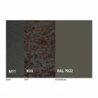 Tavolina ngrënieje e zgjerueshme deri në 298 cm në pjesën e sipërme prej metali dhe qeramike - Anaconda Viadurini